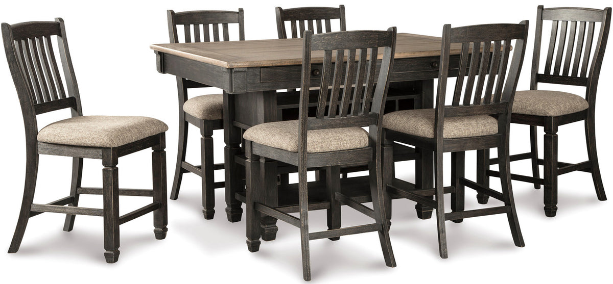 FLEMING Black 7 Piece Counter Set