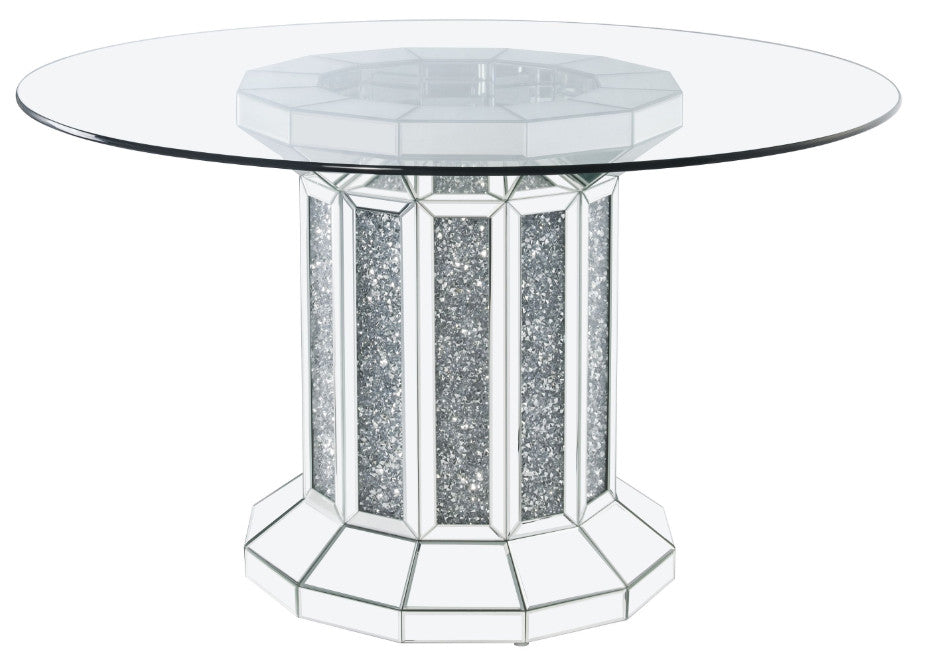 Baquet 2 Glam Mirrored 5-PC Dining Set