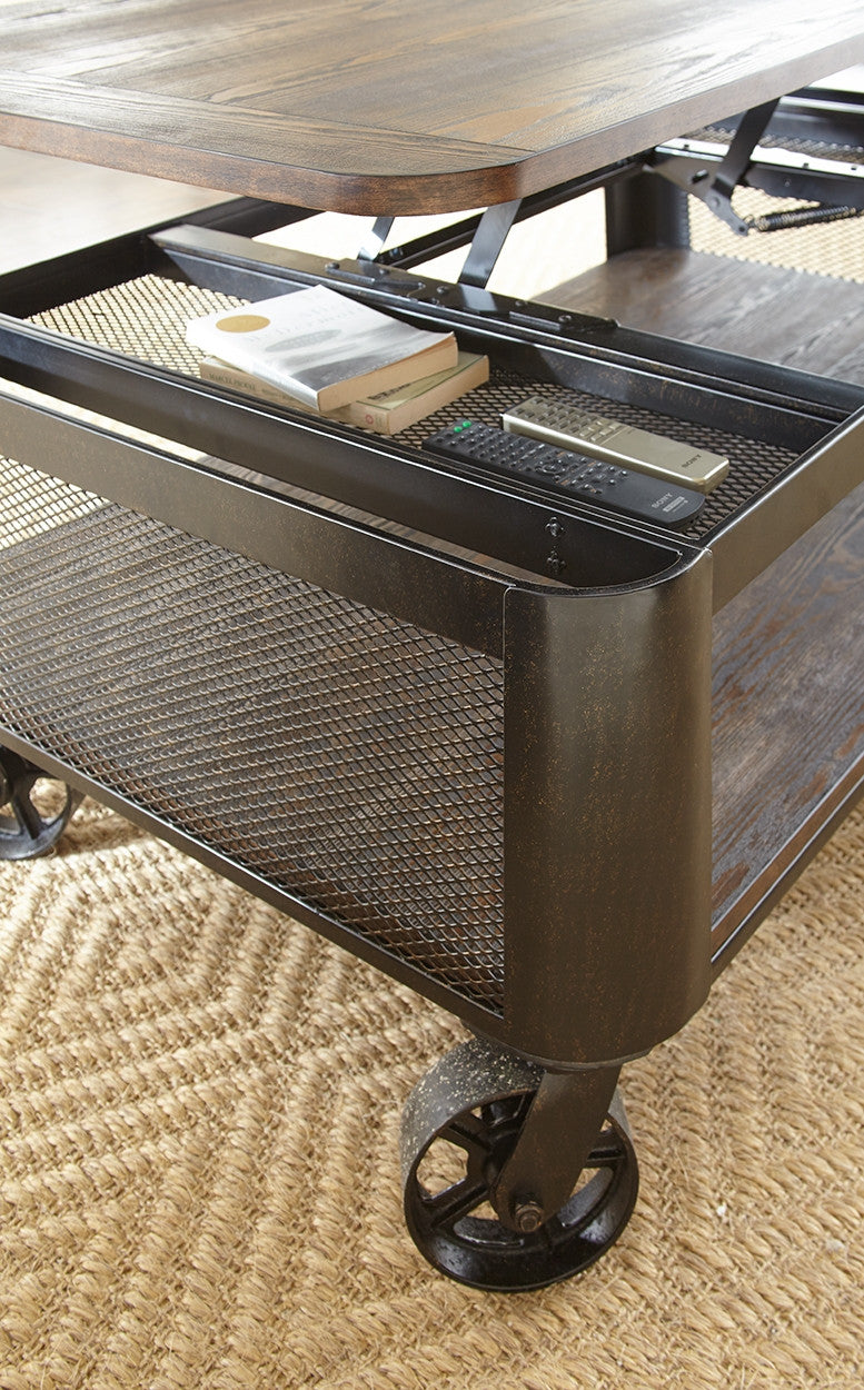 CLINT Lift-Top Table with Casters