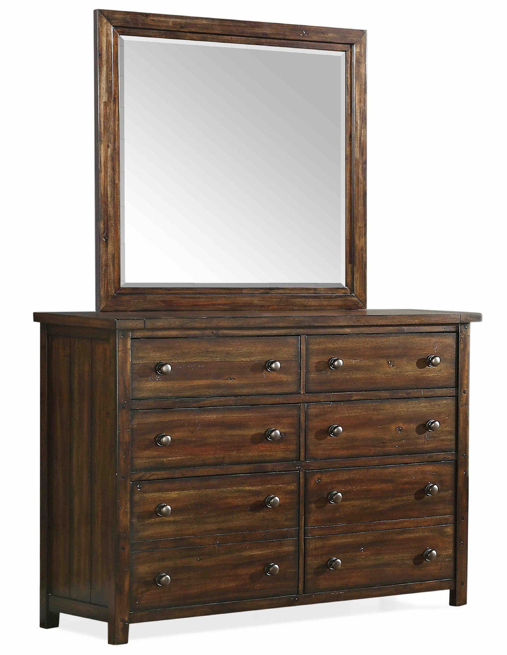 KALINA Chestnut Dresser & Mirror