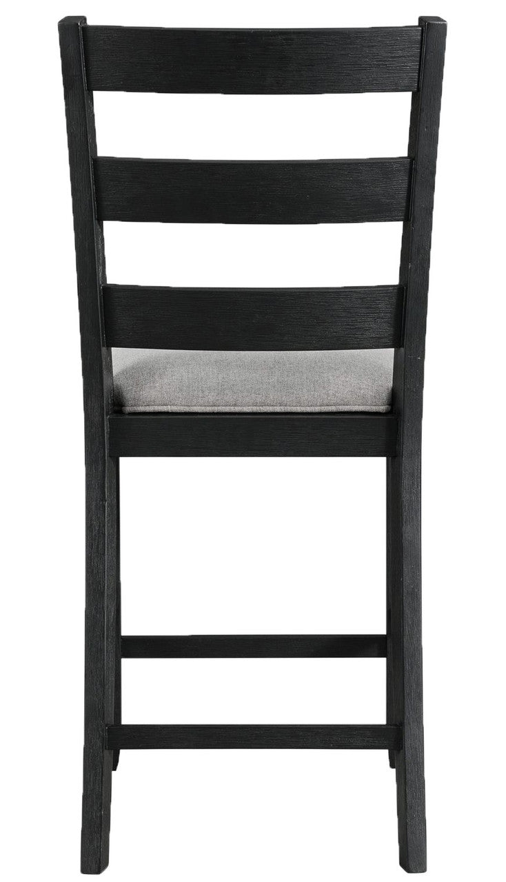 KALVEN Black & Gray 20" Wide Counter Chair