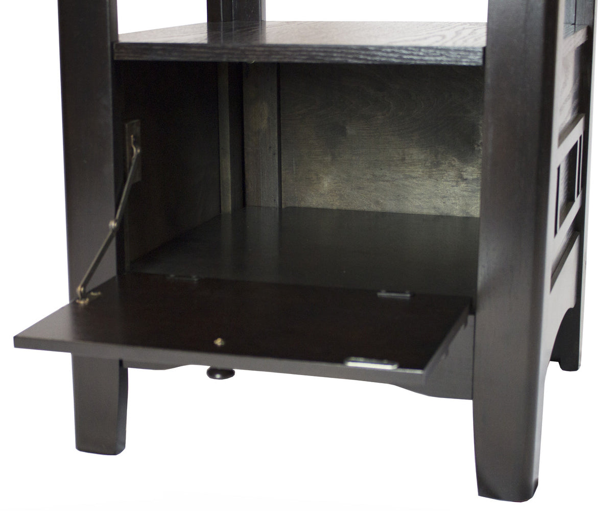 KILEEN Dark Brown 5-Piece Counter Height Set