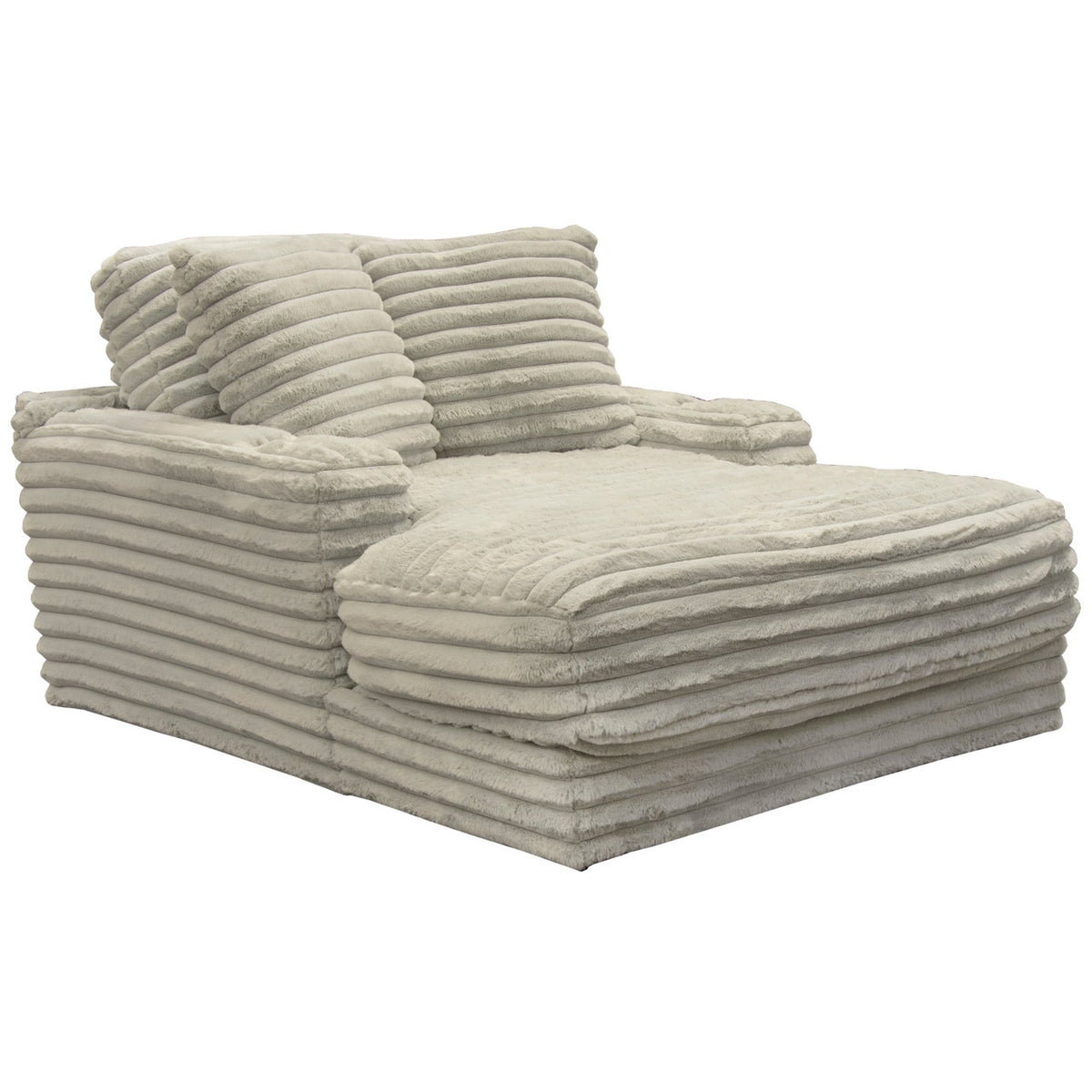 Koala Cream Oversized Chaise