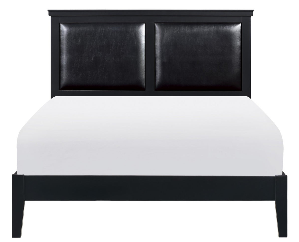 MELVIN Black Bedroom Set