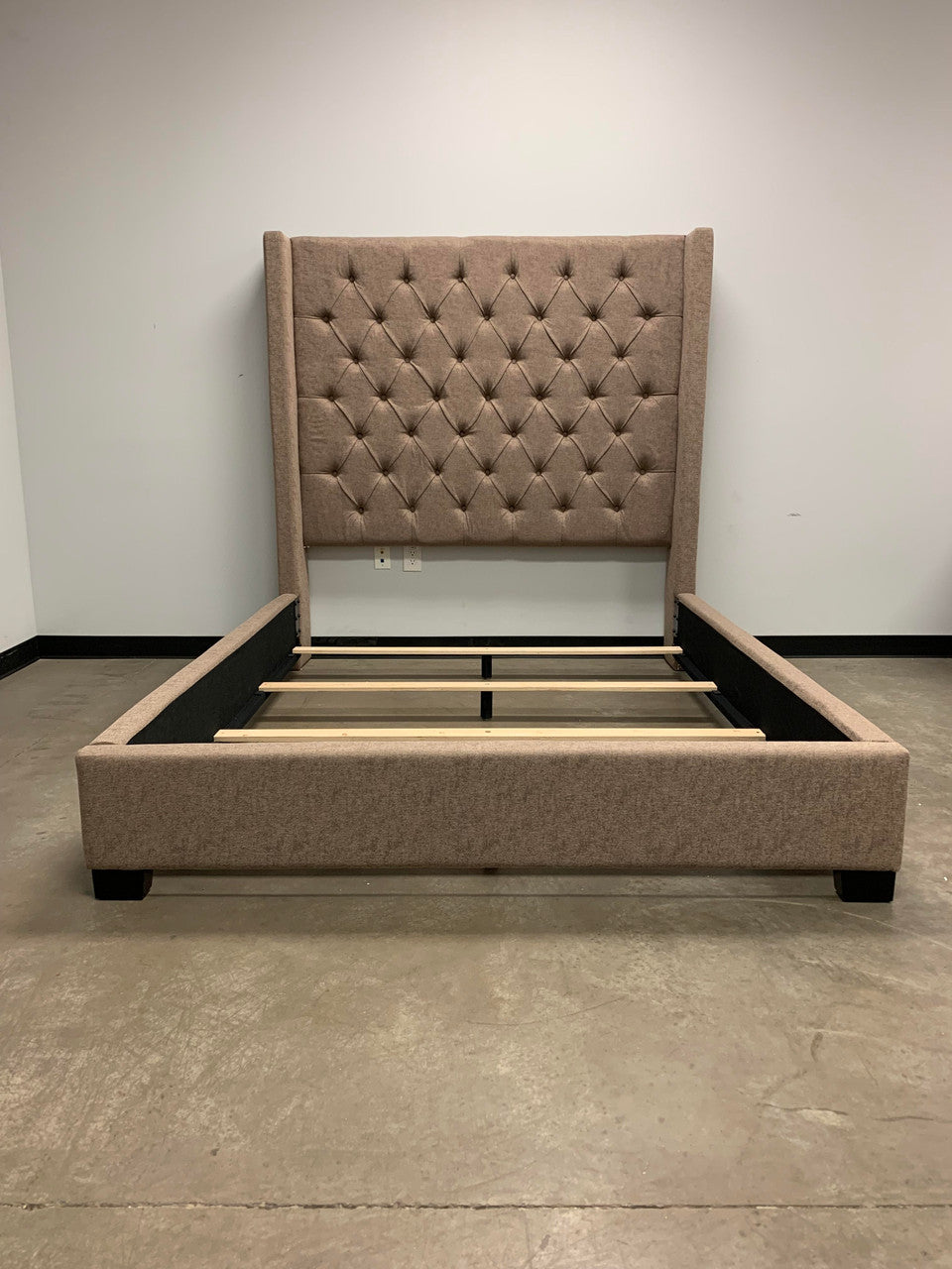NEIL Brown Tufted Bed