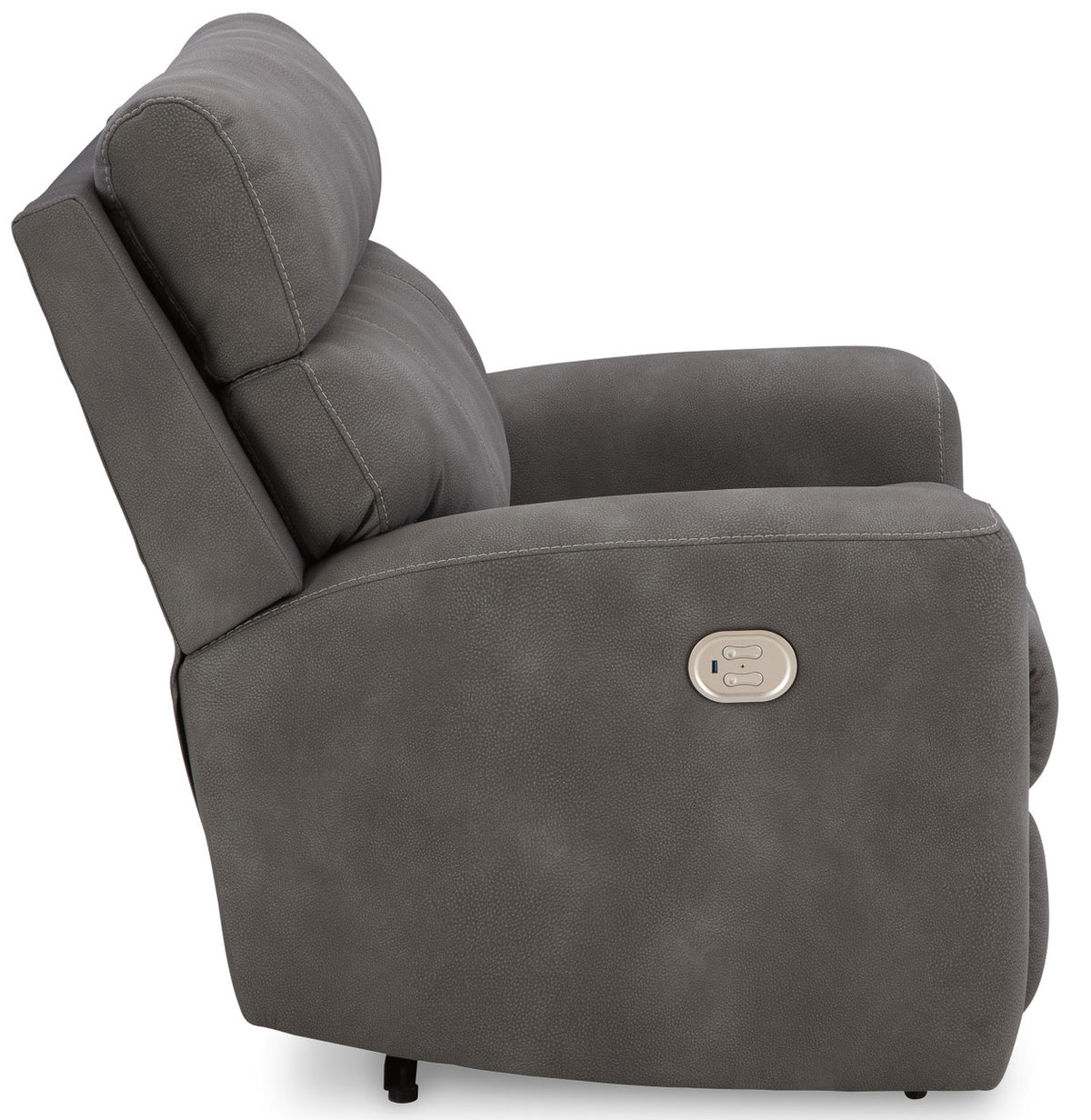 NORA Gray Power Oversized 47" Wide Recliner