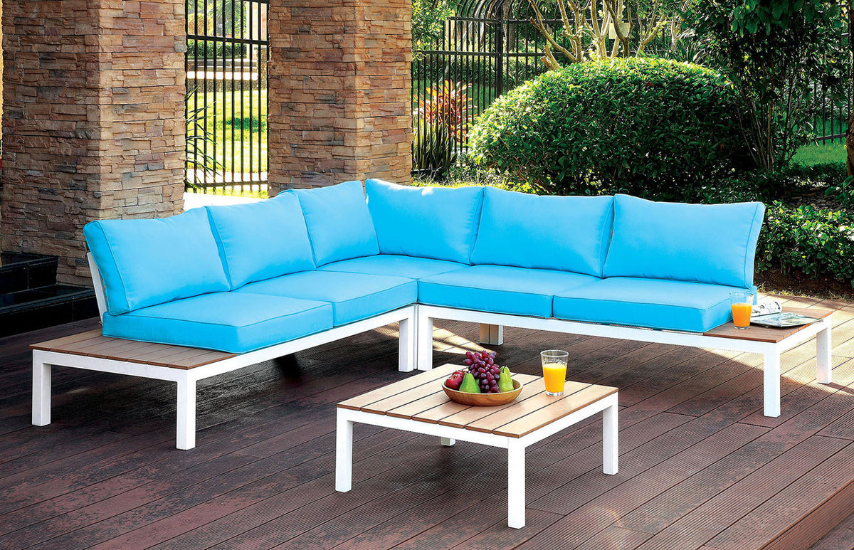 Aden Patio Sectional w/ Ottoman