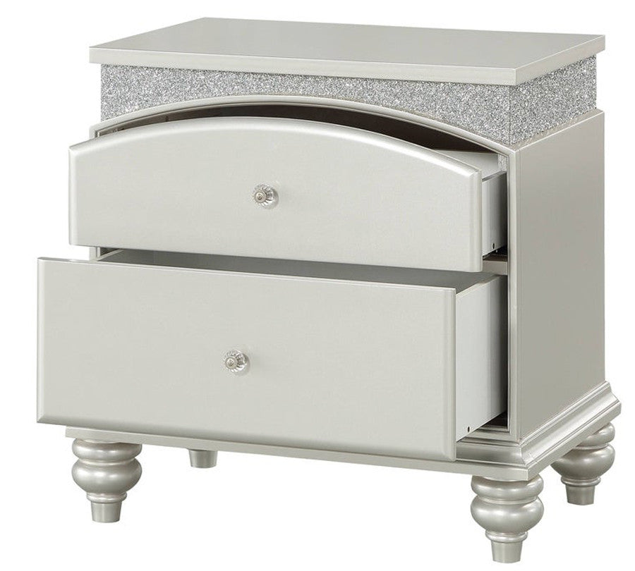 PRECIOUS Platinum 26" Wide Nightstand