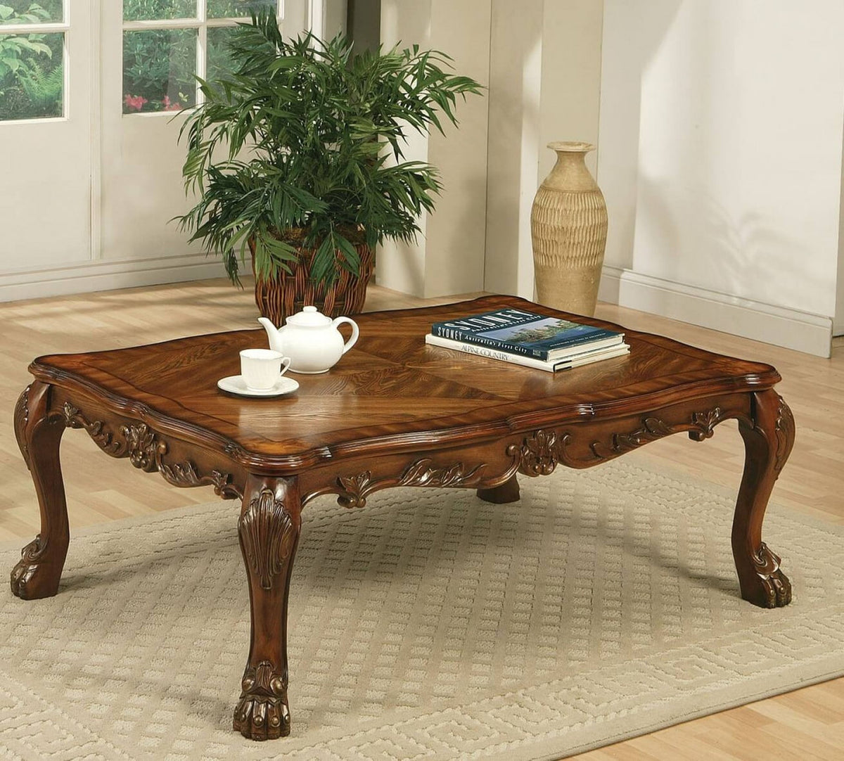 ACKERLEY Cherry 54'' Wide Coffee Table