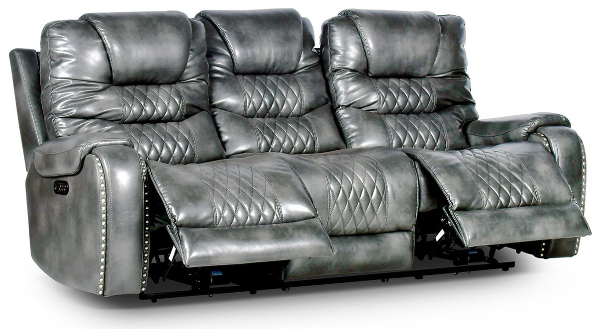 Rover Grey Powered Reclining Sofa