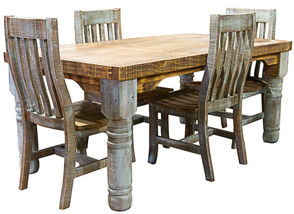 Provencia Turquoise Rustic 7-PC Dining Set