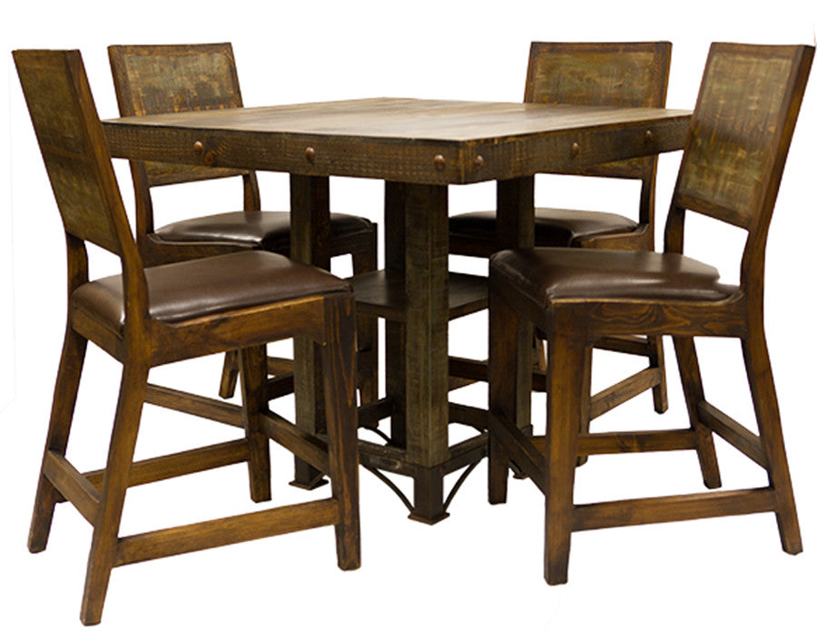 Don Marcos Solid Wood 5-PC Counter Set