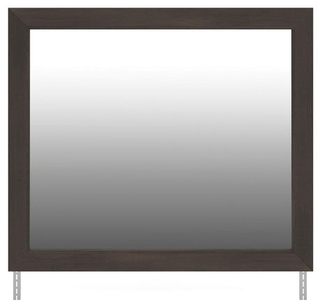 Shaehartin - Bedroom Mirror - Dark Brown