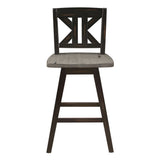 Amsonia - Swivel X-Back Counter Height Chair (Set of 2)