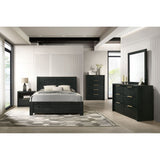 South Bend - Nightstand With USB - Black