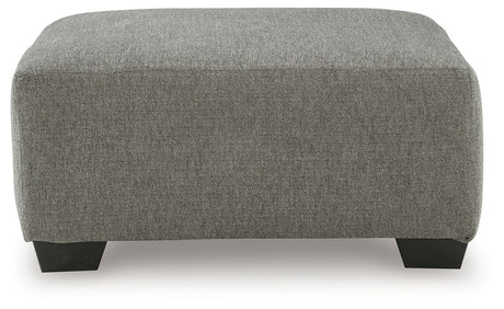 Clarington - Oversized Accent Ottoman - Greystone
