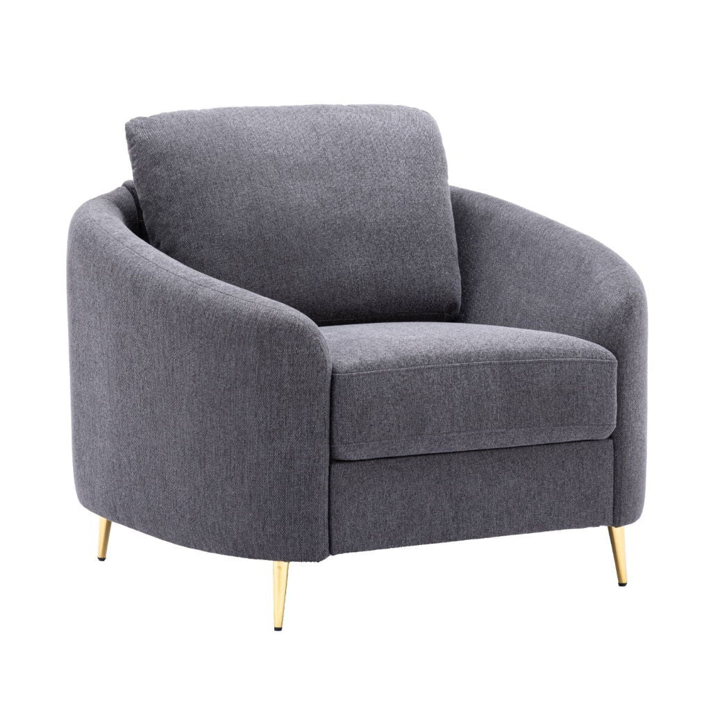 Yuina - Chair - Gray Linen