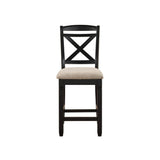 Baywater - Counter Height Chair (Set of 2) - Beige / Black