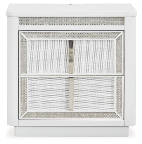 Chalanna - Two Drawer Night Stand - White