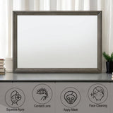 Escher - Mirror - Gray Oak
