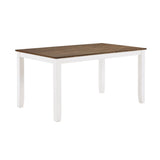 Dobson - 7 Piece Dinette Set - White / Cherry