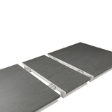 Katia - Dining Table With Leaf - Rustic Gray & Weathered White
