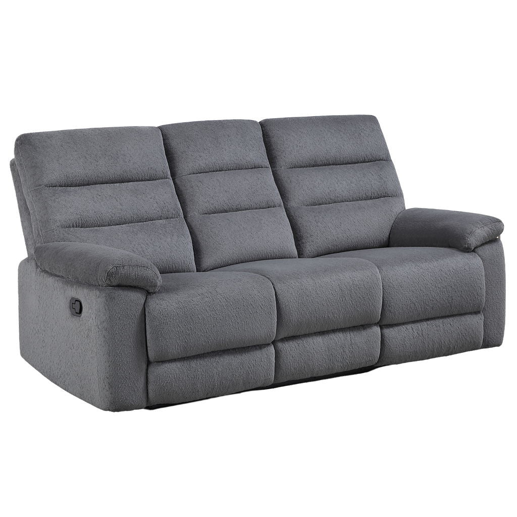 Cozy - Manual Recliner Sofa - Gray