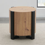 Darcie - Faux Wood Round Table