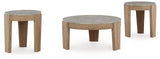 Guystone - Occasional Table Set (Set of 3) - Light Brown