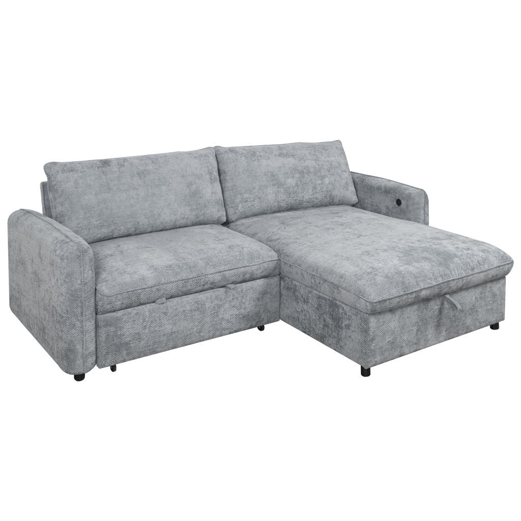 Finn - 2 Piece Sectional (LAF Sofa/Chaise) - Gray
