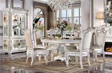Vendome - 76" Round Dining Table With Pedestal Base - Antique Pearl