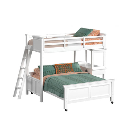 Hampton Kids - Loft With Ladder And Desk With Speaker Bedroom Set