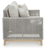 Seton Creek - Loveseat With Cushion - Gray