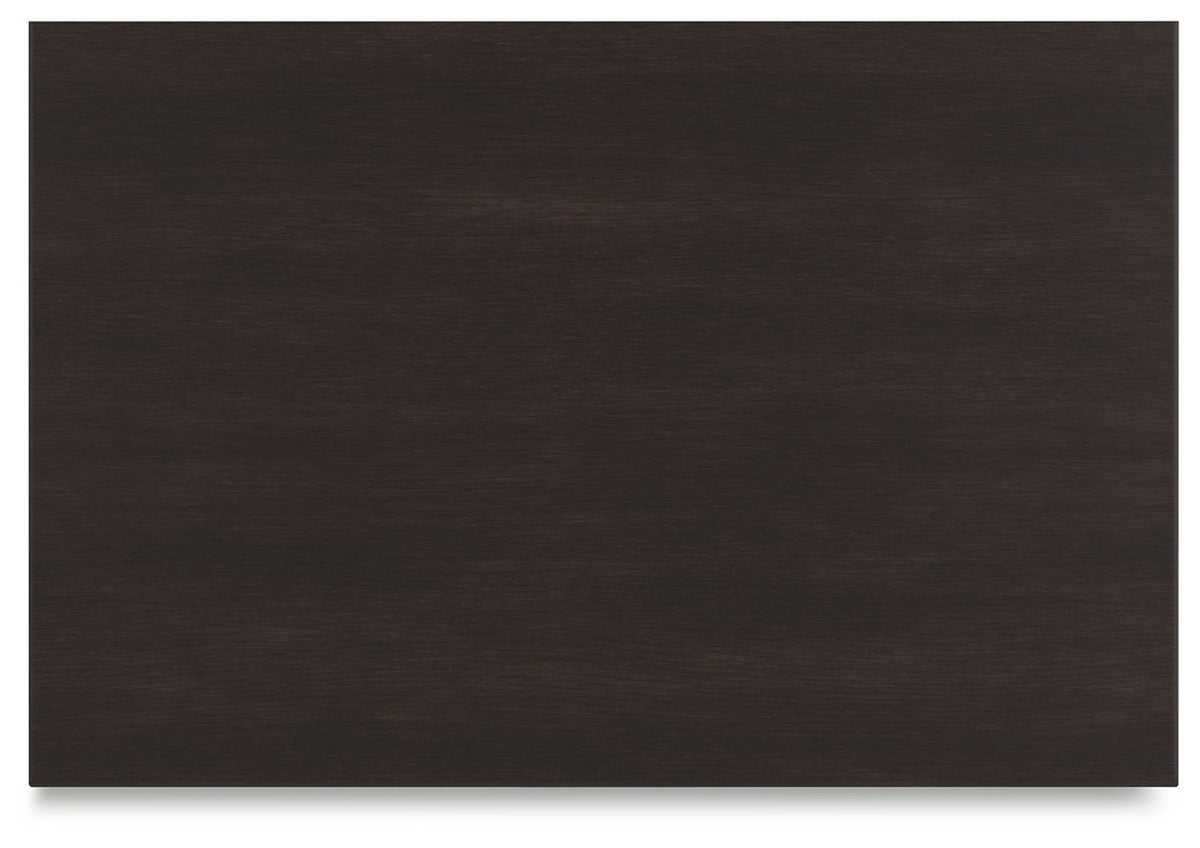 Covetown - Two Drawer Night Stand - Dark Brown