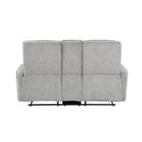 Lyndon - Double Reclining Loveseat With Center Console - Gray