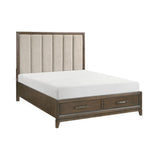 Cambridge - Platform Bed With Footboard Storage