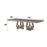 Northville - 30" Dining Table - Antique Silver