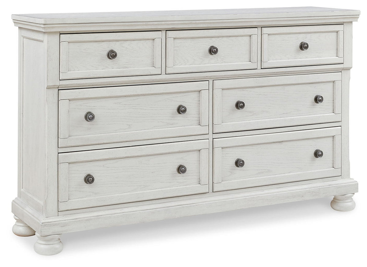Robbinsdale - Dresser, Mirror - Antique White