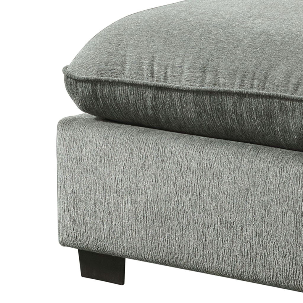 Deville - Modular Ottoman - Nova Gray