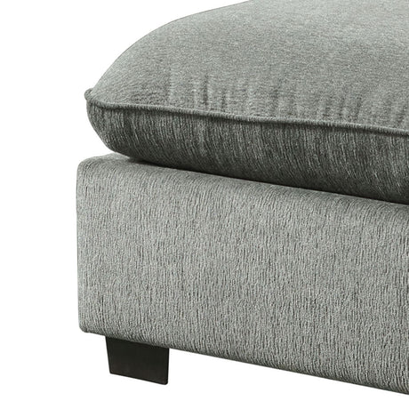 Deville - Modular Ottoman - Nova Gray