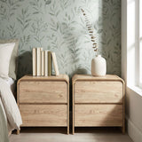 Mara - Two Drawer End Table / Bedside Table (Set of 2)