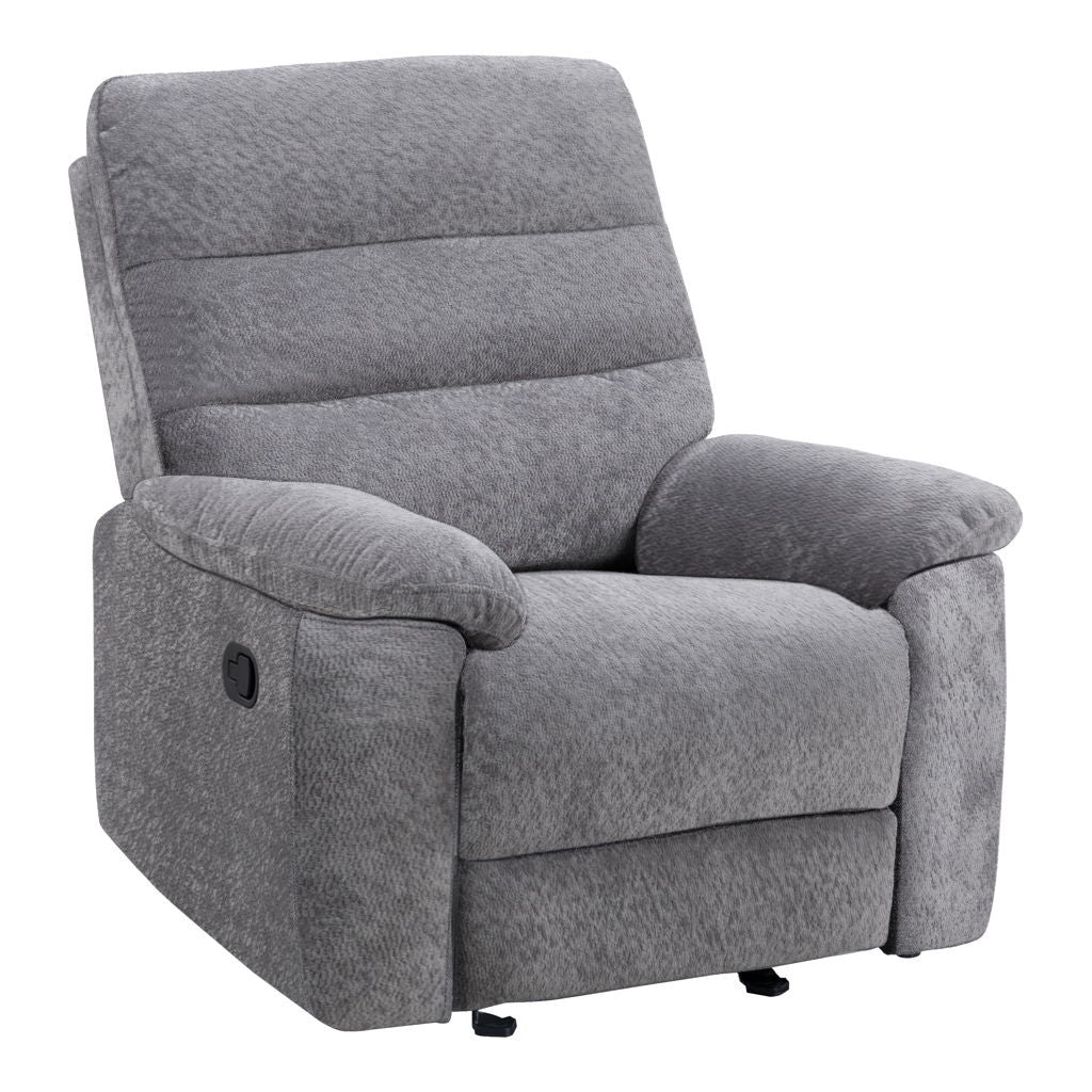 Cozy - Manual Recliner - Gray