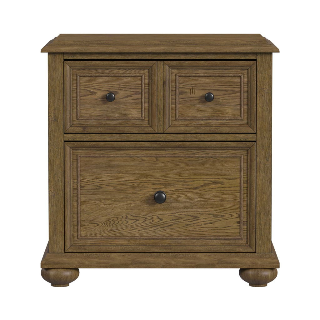 Heritage & Home - Nightstand With USBC - Oak Brown