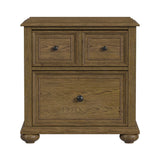 Heritage & Home - Nightstand With USBC - Oak Brown