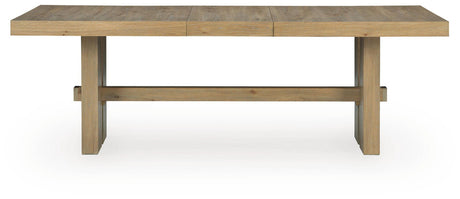Lasinger - Rectangular Dining Room Extension Table - Light Brown