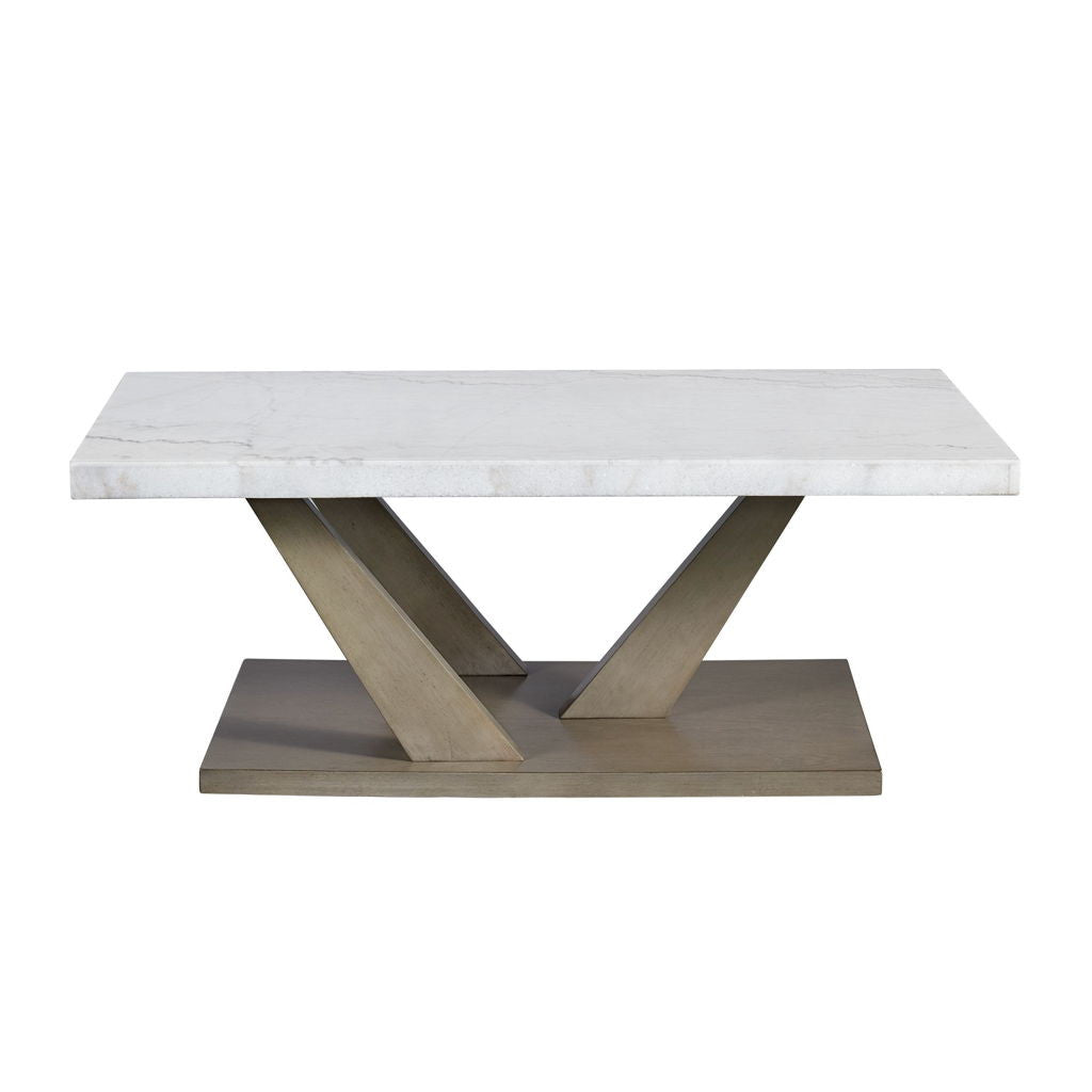 Greta - 2 Piece Occasional Table Set (Coffee Table And End Table) - Gray