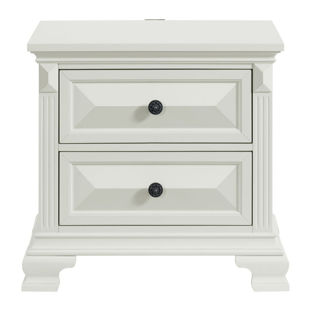 Bridgestone - 2-Drawer Nightstand With USB