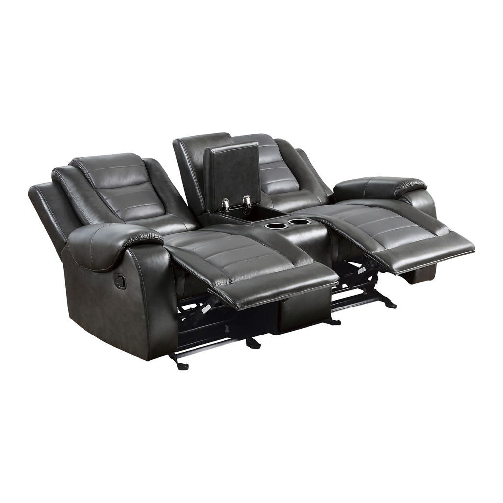 Briscoe - Double Glider Reclining Loveseat With Center Console
