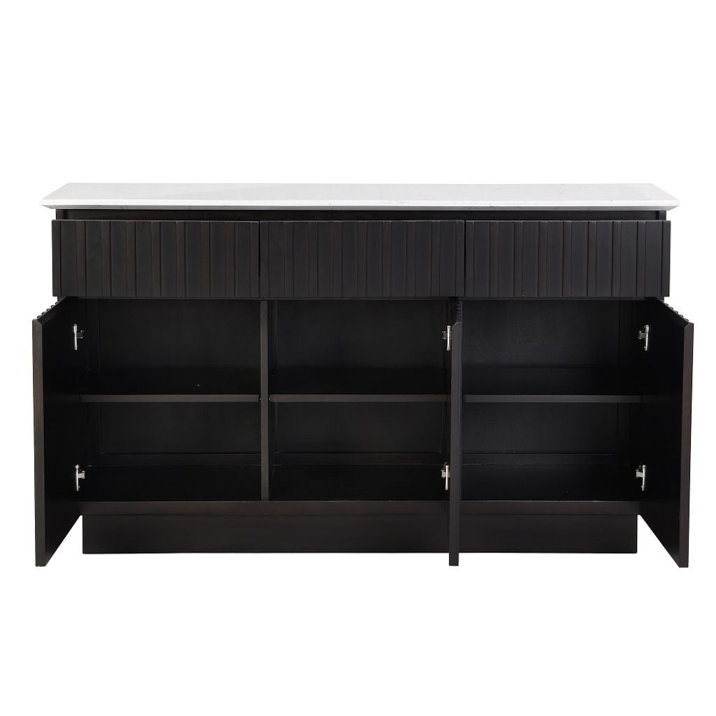 Jaramillo - Server - Engineering Marble Top & Black
