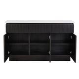 Jaramillo - Server - Engineering Marble Top & Black